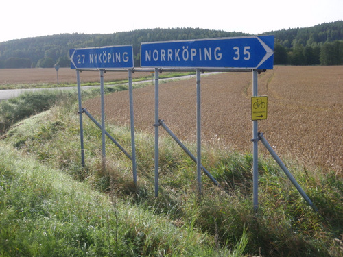 we're heading toward Nyköping.